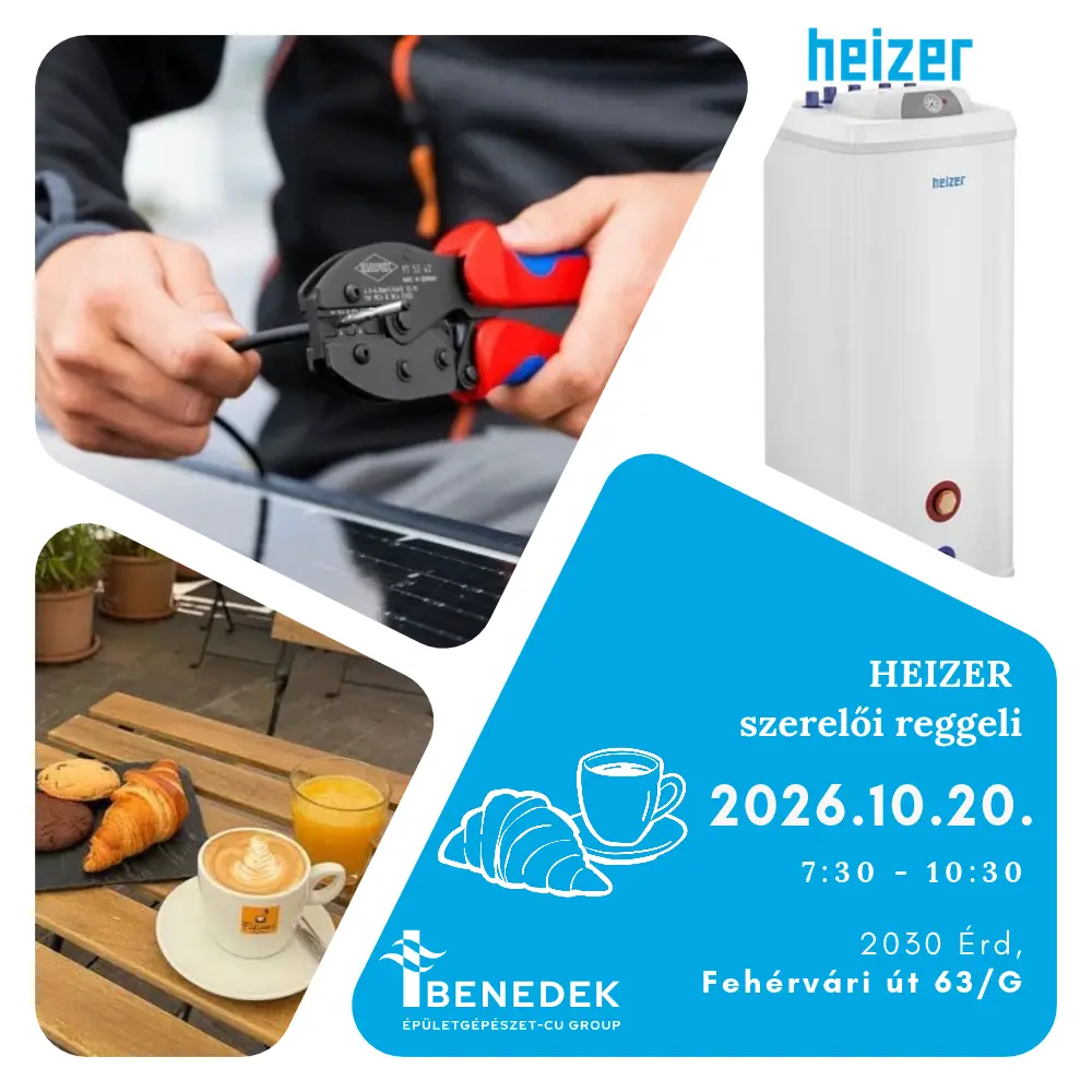 KNIPEX és Heizer szakmai reggeli Érden